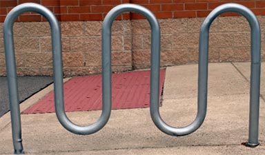 Metal sidewalk tubing